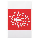 red alcohol league icon personalized stationery