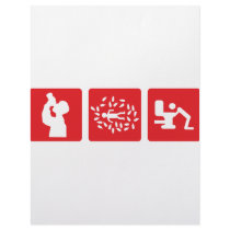 red alcohol picture icon letterhead template