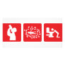 red alcohol picture icon photo cards
