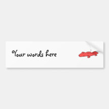 Red alligator bumper stickers