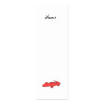Red alligator business card templates