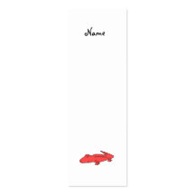 Red alligator business card templates