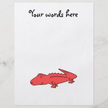 Red alligator full colour flyer
