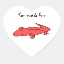 Red alligator stickers