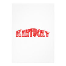 Red American Flag Kentucky Announcement