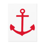 Red Anchor Post Card