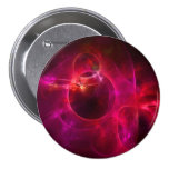 Red and Berry Circles Pinback Buttons