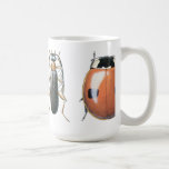 Red and Black Beetle Mug