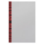 red and black border stationery