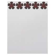 red and black flowers