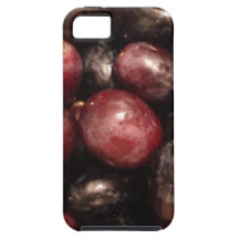 Red and Black Grapes iPhone 5 Cases