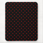 Red and Black Hearts. Pattern. Mouse Pads