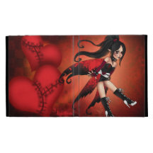 Red and Black iPad Case