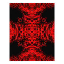 Red and Black Pattern Announcements