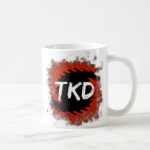 Red and Black TKD Hurricane Mug