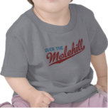 Red and Blue Over the Molehill Baby Shirt