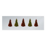 Red and Gold Christmas Tags Business Cards