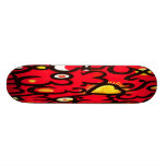 Red and Gold Heart Pattern (b) Skateboard Decks