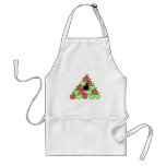 Red and Green Apples. Pool Balls, Triangle. Apron