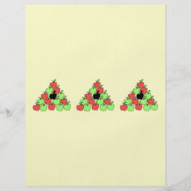 Red and Green Apples. Pool Balls, Triangle. Custom Flyer