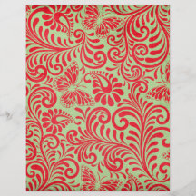 Red and Green Butterfly Flyer