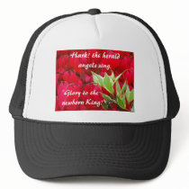 Red and Green Leaves Mesh Hat