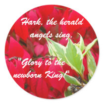 Red and Green Leaves Stickers