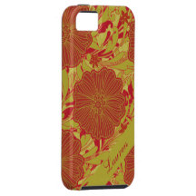 Red and Lime Floral Chaos