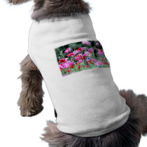 Red and Pink Poppies Dog T-shirt