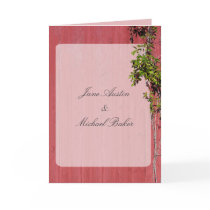 Red And Pink Wedding With Climbing Ivy Party Event