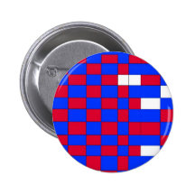 Red and Purple Chequerboard Button