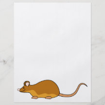 Red and Tan Pet Mouse. Flyers