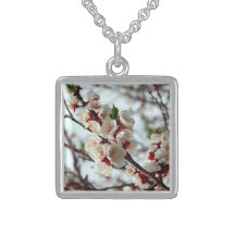 Red and White Blossoms Pendants