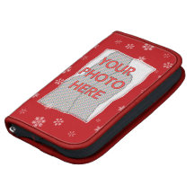Red and white Christmas Snowflakes pattern Organizers