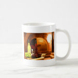 Red and White in the Cellar Mug