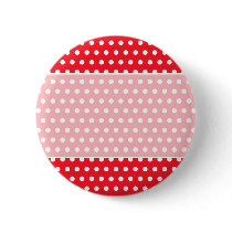 Red and White Polka Dot Pattern. Spotty. Pin