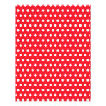 Red and White Polka Dot Pattern. Spotty. Personalized Invitations