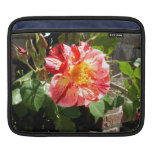 Red And White Rose iPad Sleeve