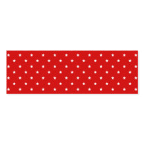 Red and white stars pattern. business card templates