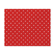 Red and white stars pattern. flyer