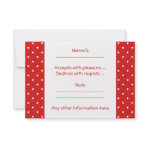 Red and white stars pattern. announcements