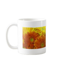 Red and Yellow African Daisies Coffee Mug
