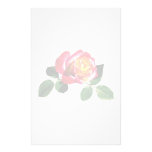Red and Yellow Rose Personalized Stationery