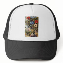 Red Anemones, Claude Monet flowers Trucker Hats