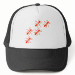 red ant trail mesh hat