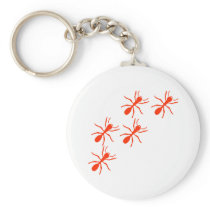 red ant trail keychain