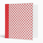 Red Apple 3 Ring Binders