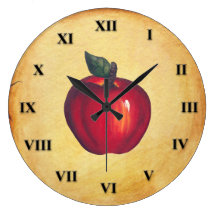 Red Apple Antique look Wall Clocks