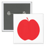 Red Apple. Button