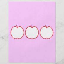 Red Apple. Full Color Flyer